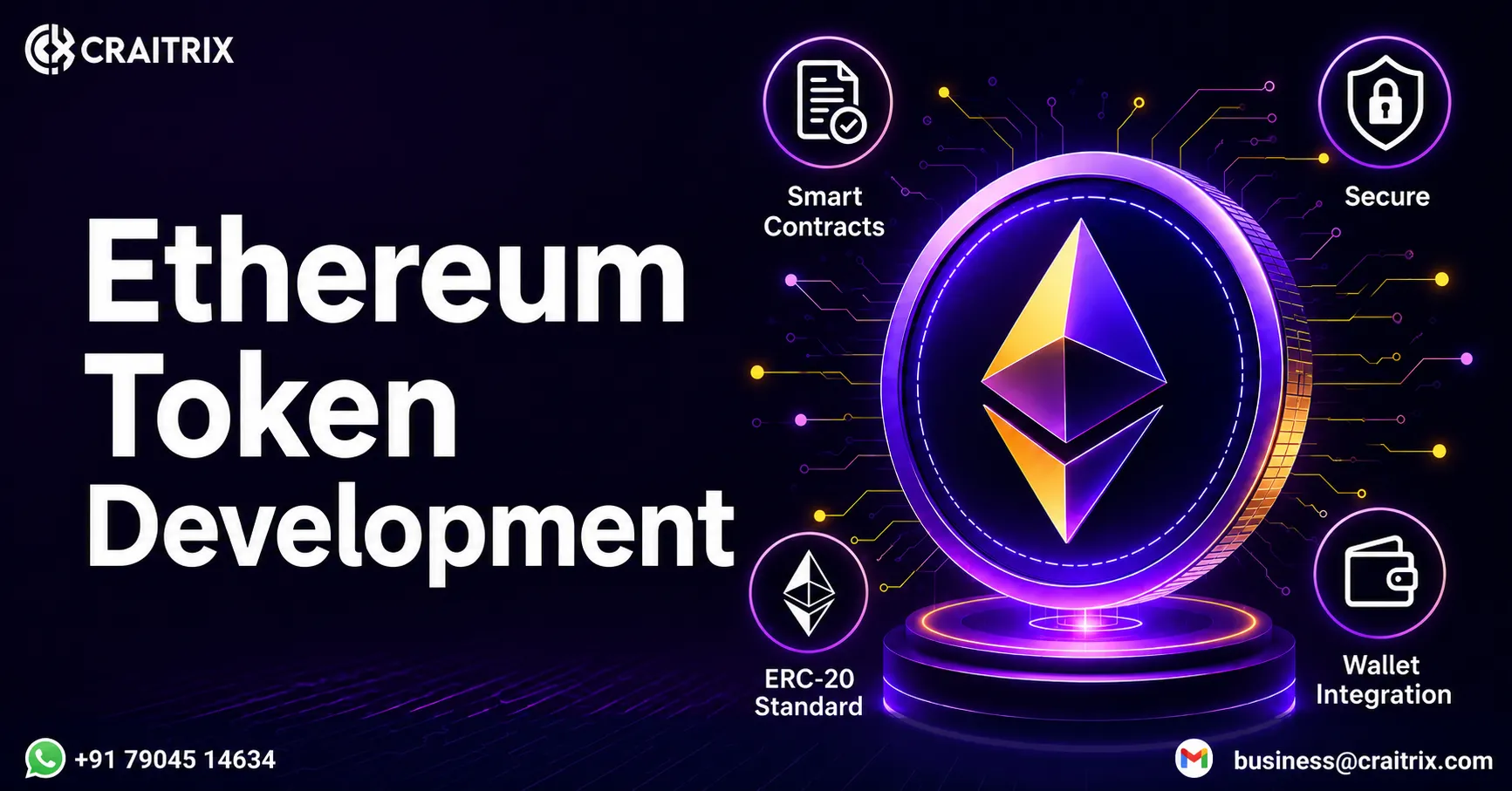 Ethereum token development