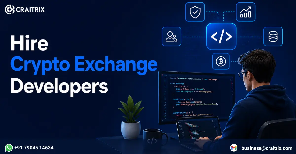 Hire crypto exchange developers
